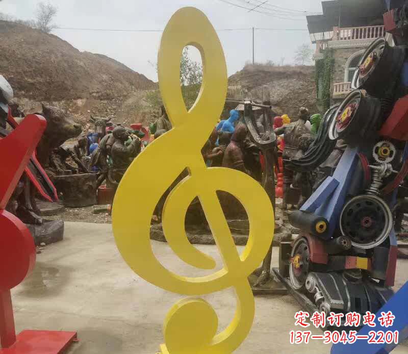 泰州不锈钢音符雕塑美丽而持久的艺术