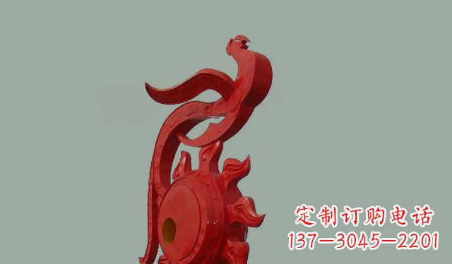 泰州不锈钢孔雀雕塑