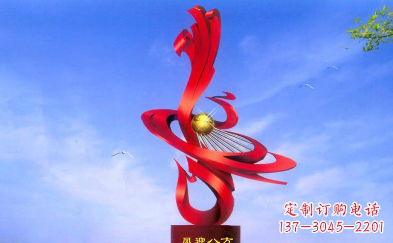 泰州不锈钢孔雀雕塑——迎接八方美好