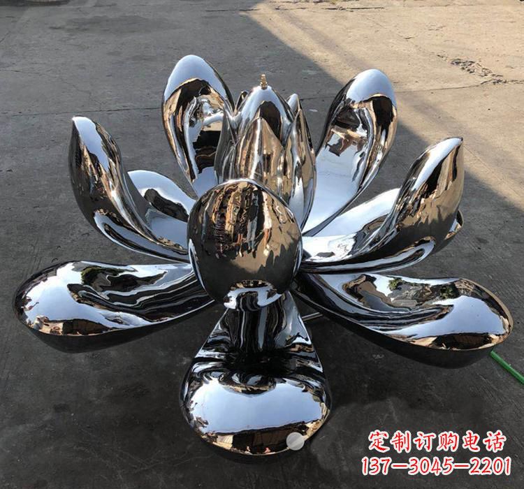 泰州不锈钢莲花雕塑精美优雅