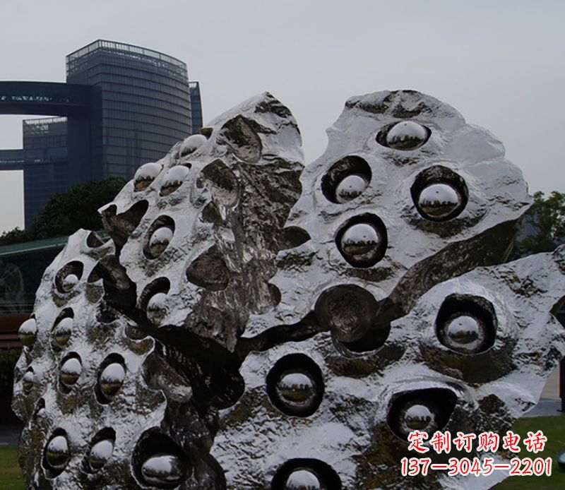 泰州不锈钢莲蓬雕塑精美绝伦
