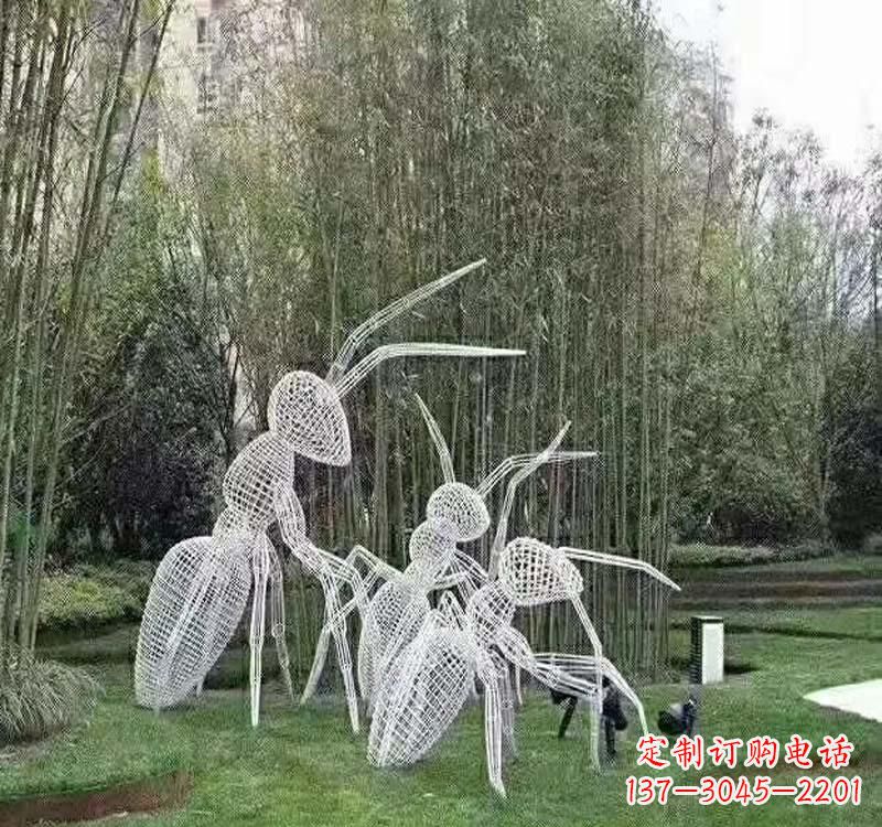 泰州不锈钢镂空蚂蚁雕塑艺术细节的精彩绝伦