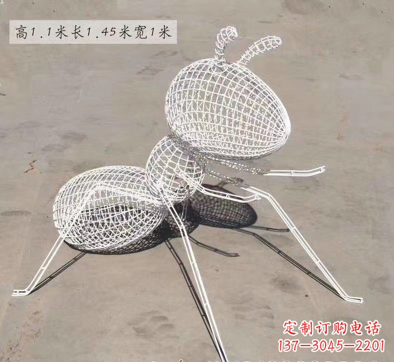 泰州不锈钢镂空蚂蚁雕塑