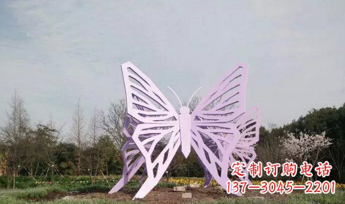 泰州不锈钢蝴蝶雕塑美丽的艺术装点