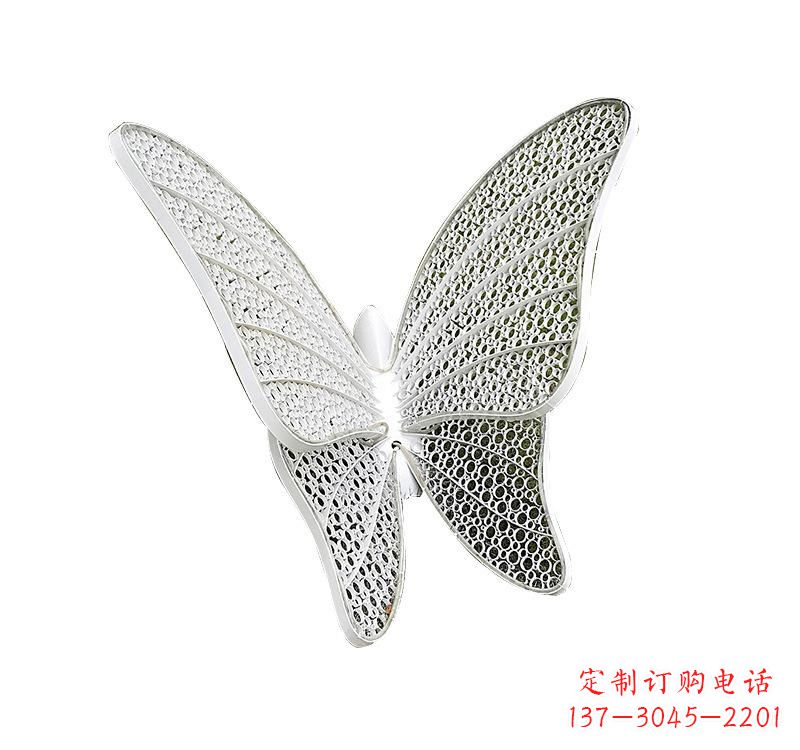 泰州不锈钢绿地蝴蝶雕塑