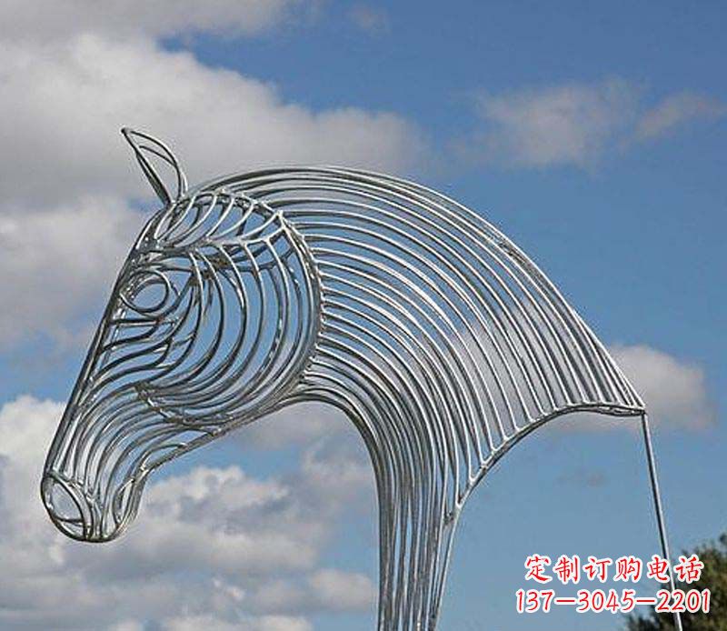 泰州不锈钢马头雕塑抽象雕塑的新突破