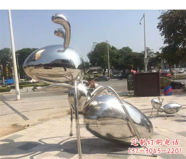泰州不锈钢蚂蚁雕塑艺术与自然的完美结合