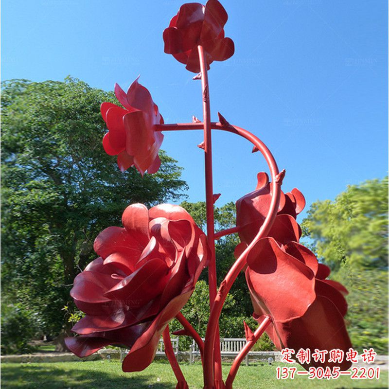 泰州玫瑰雕塑艺术的精美表达