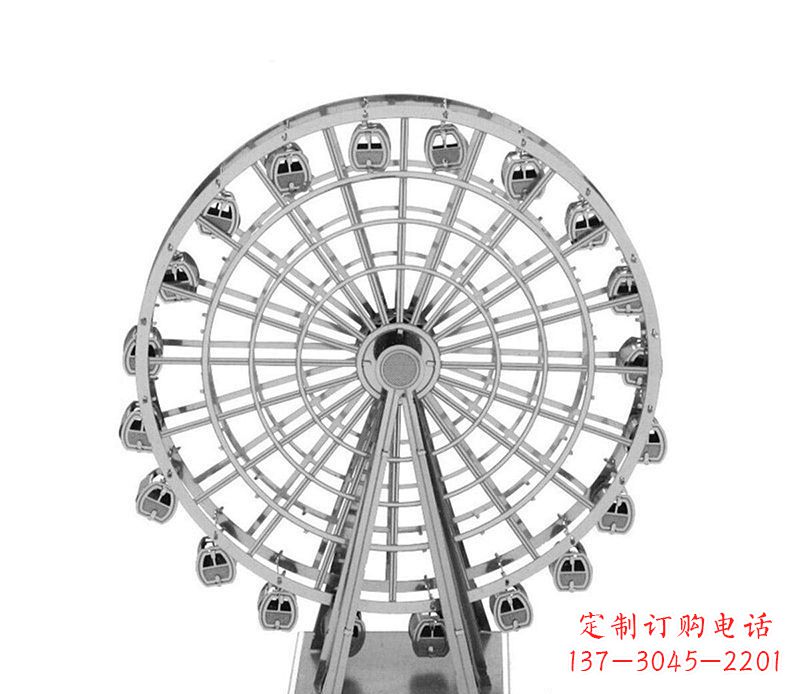泰州不锈钢摩天轮雕塑引领城市风采