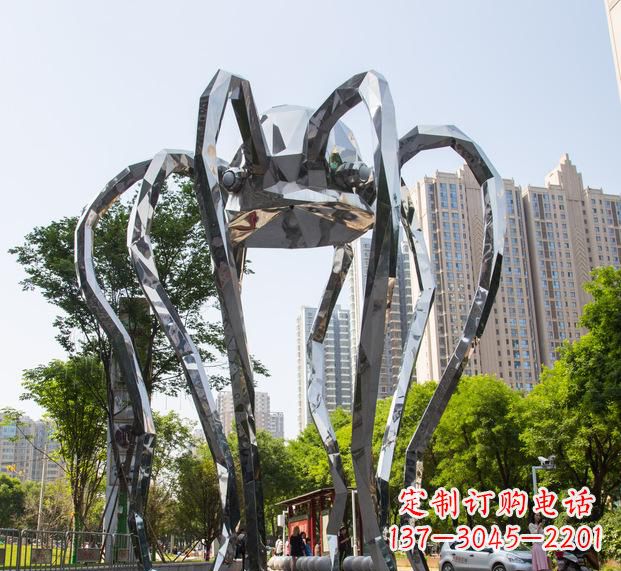 泰州精致的不锈钢螃蟹雕塑