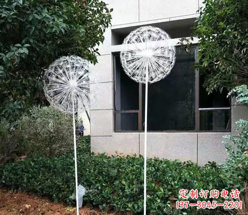 泰州不锈钢蒲公英雕塑绚丽多彩