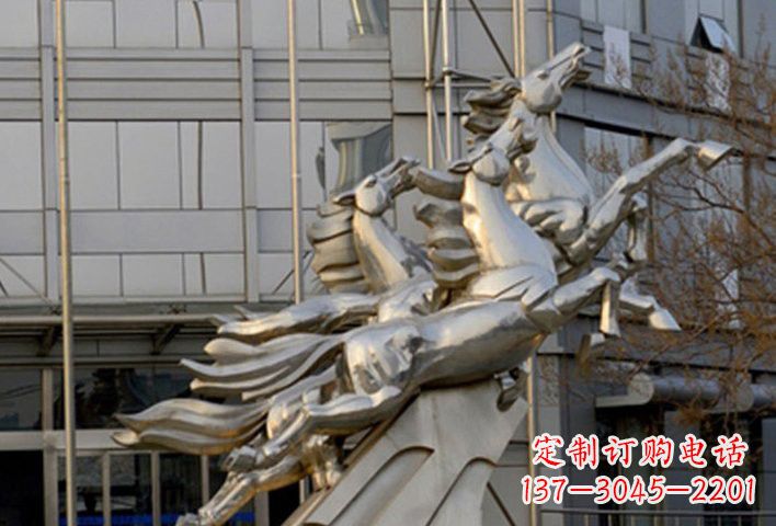 泰州不锈钢马雕塑——精致的艺术瑰宝
