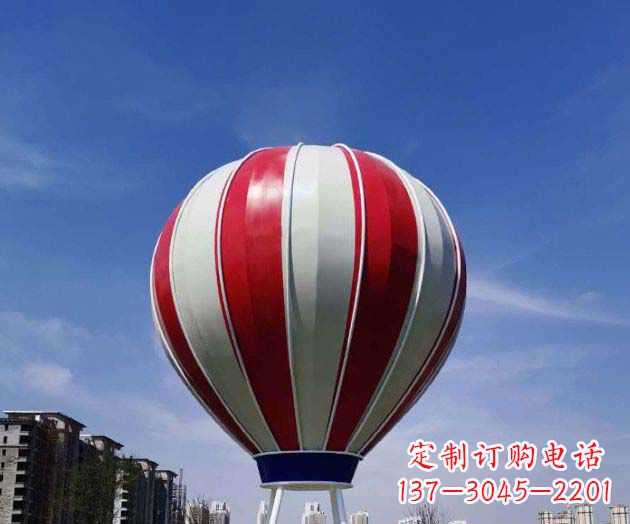 泰州不锈钢热气球雕塑给景观增添精彩