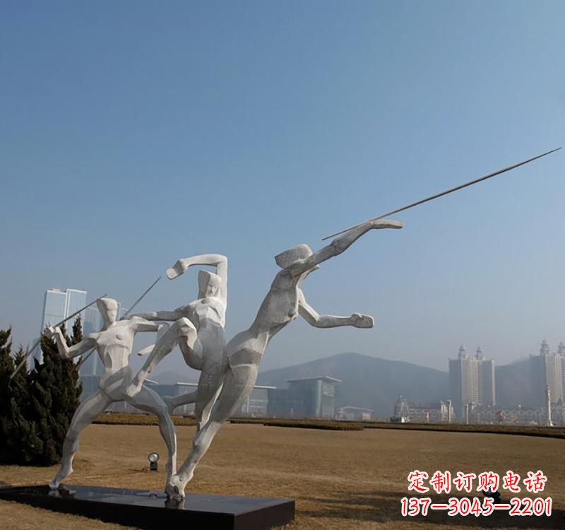 泰州不锈钢标枪雕塑