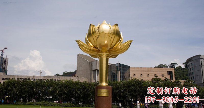 泰州不锈钢莲花雕塑——精美的艺术品