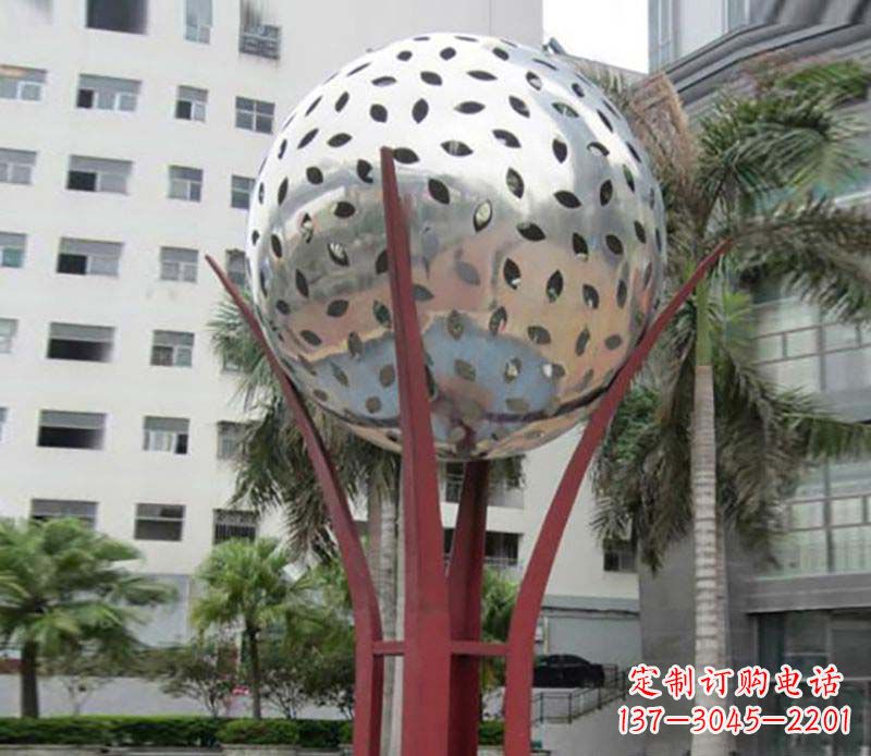 泰州镂空树叶雕塑——给校园景观增添灵动之美