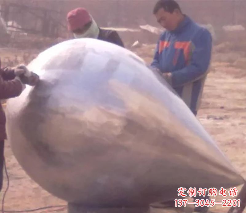泰州不锈钢水滴雕塑精致美丽的艺术品