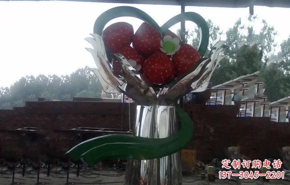 泰州不锈钢水果雕塑精美绝伦