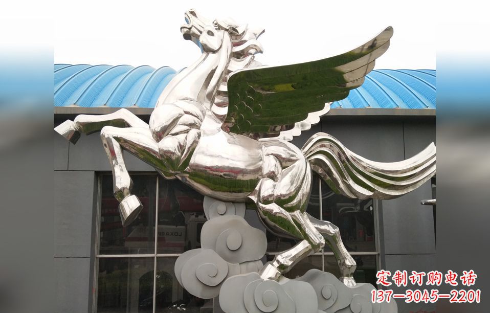 泰州不锈钢飞马雕塑艺术的精髓