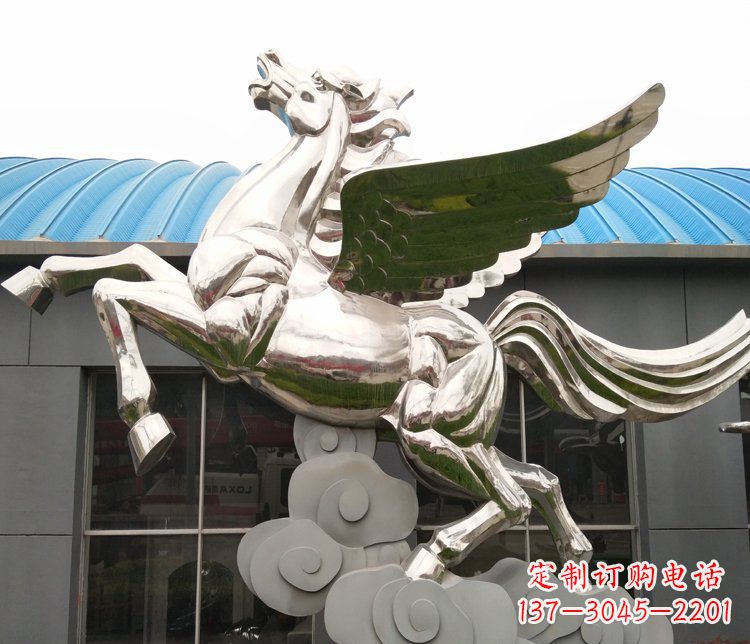 泰州不锈钢踏云飞马——给城市带来动感与灵气