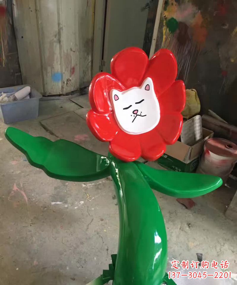 泰州不锈钢太阳花雕塑美丽的景观装饰