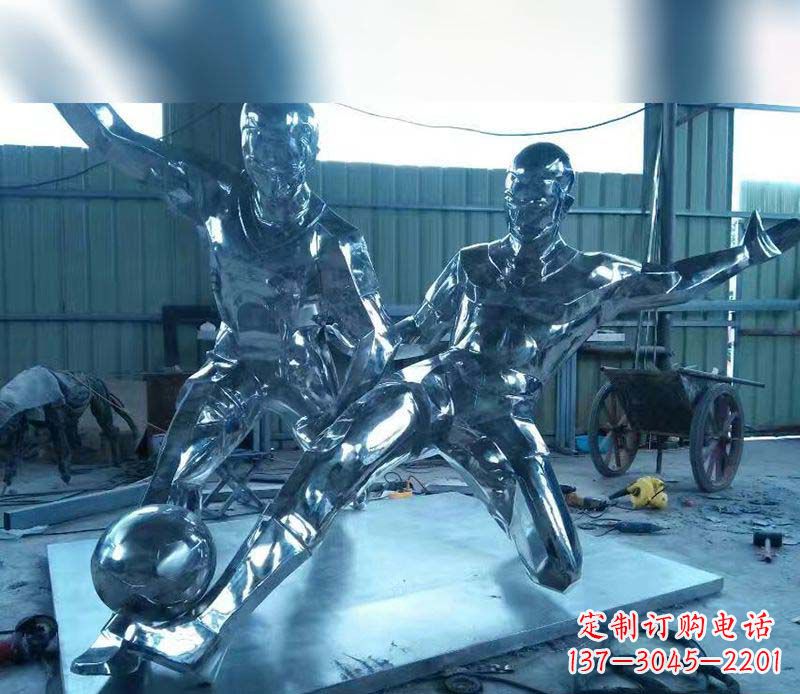 泰州不锈钢足球雕塑精美的足球景观
