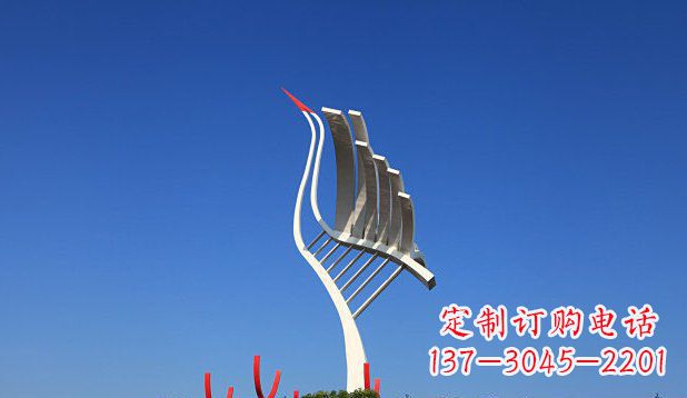 泰州不锈钢天鹅丹顶鹤仙鹤雕塑