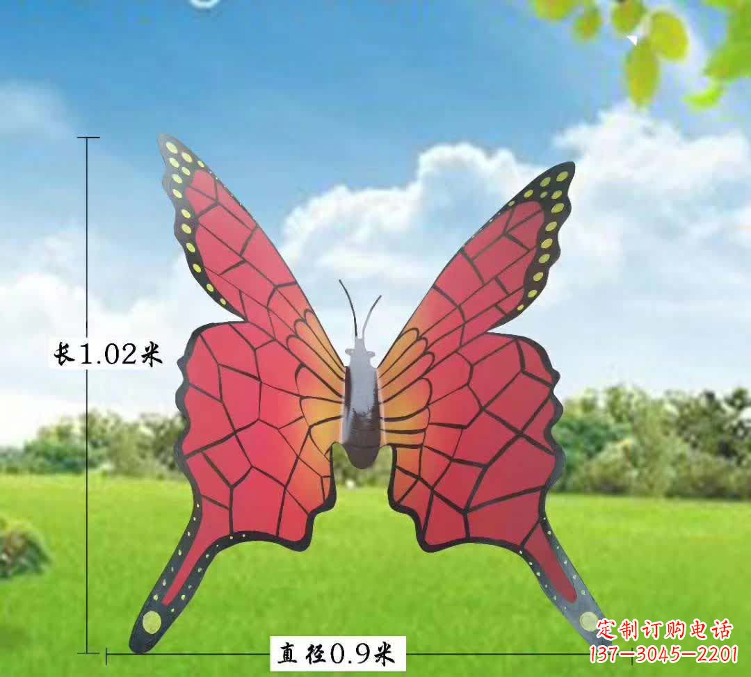泰州不锈钢铁艺蝴蝶雕塑