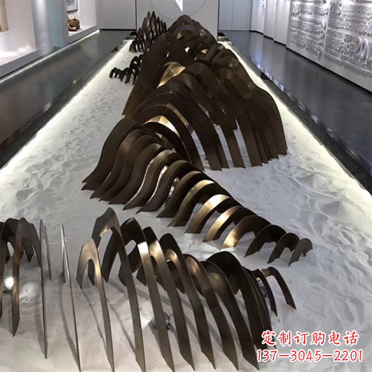 泰州不锈钢铁艺假山造型景观雕塑