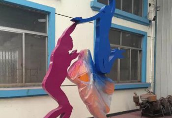 泰州不锈钢篮球运动员雕塑纪念篮球运动传奇