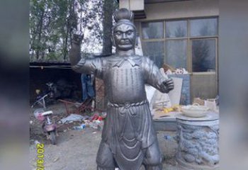 泰州不锈钢四大天王雕塑神圣守护者