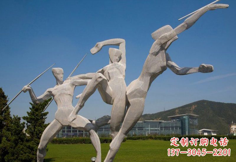 泰州不锈钢标枪雕塑象征勇气和力量