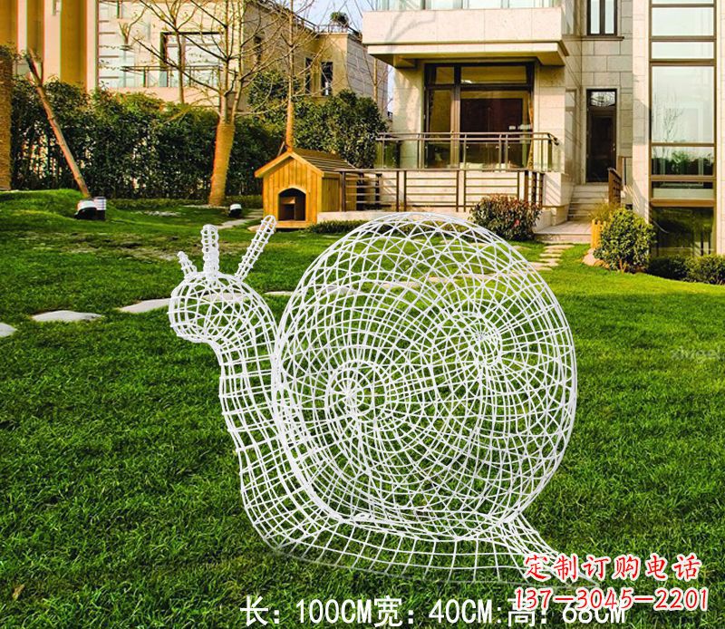 泰州不锈钢蜗牛雕塑进化的象征