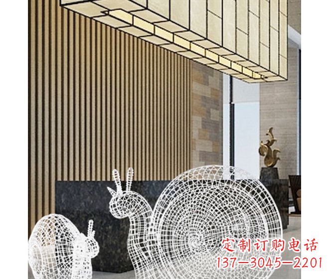 泰州不锈钢蜗牛雕塑精致多姿