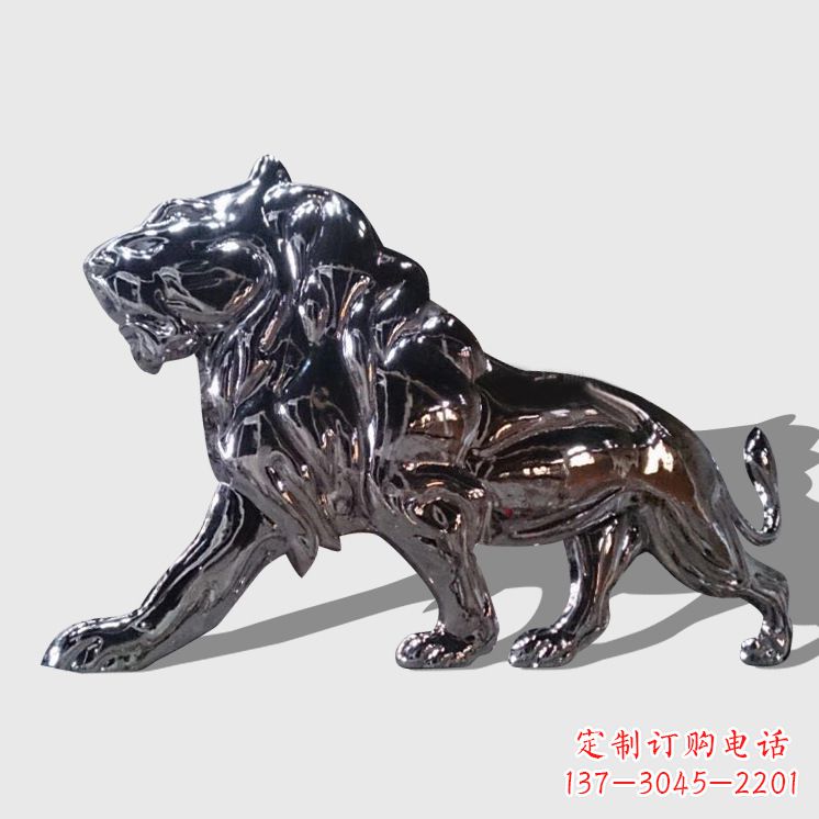 泰州不锈钢西洋狮子雕塑