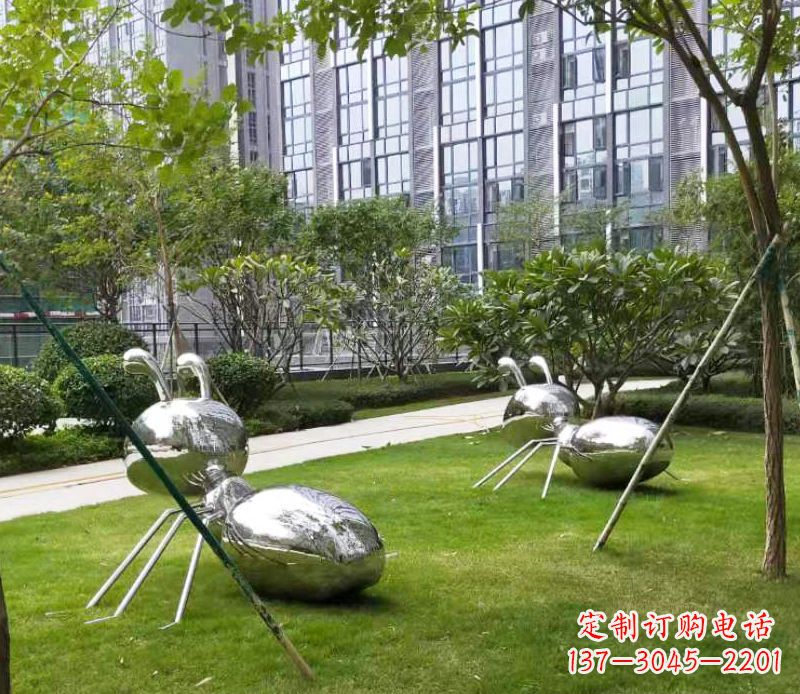 泰州不锈钢小区蚂蚁雕塑