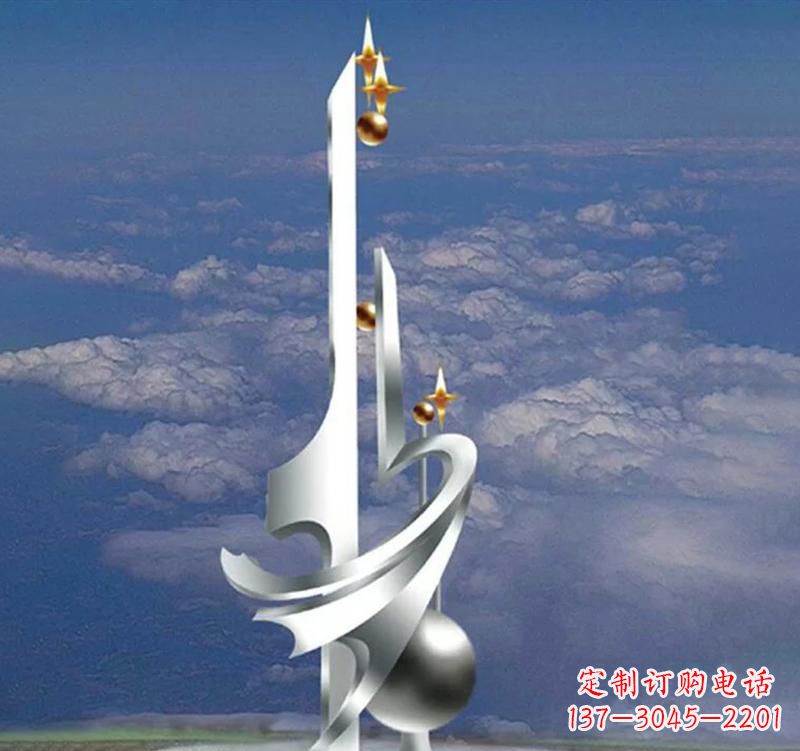 泰州不锈钢校园书本雕塑传承知识文化