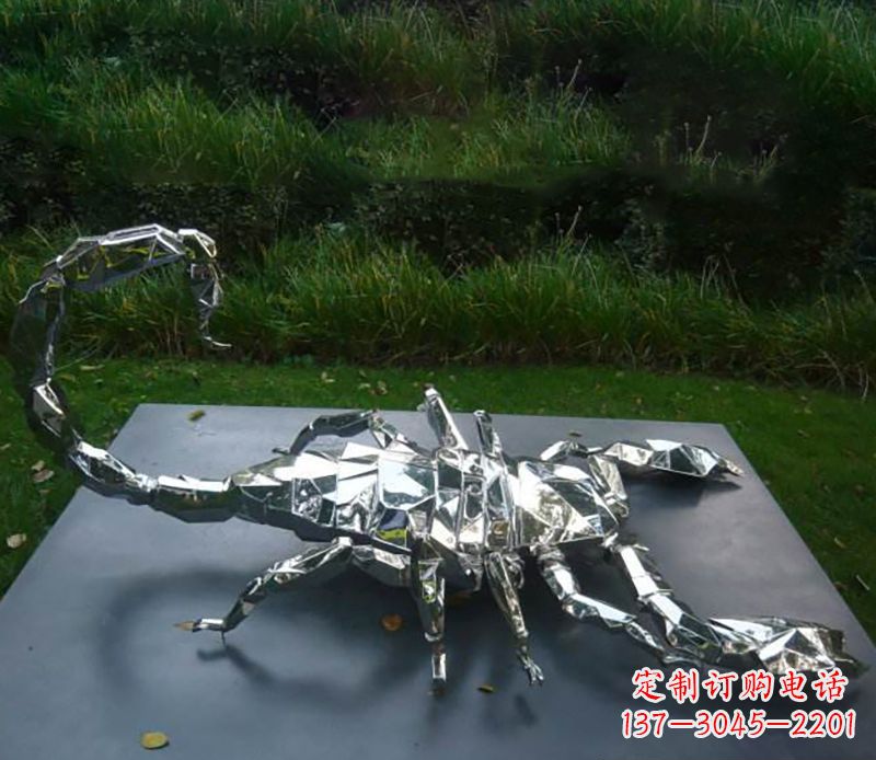 泰州不锈钢蝎子雕塑精致且充满魅力