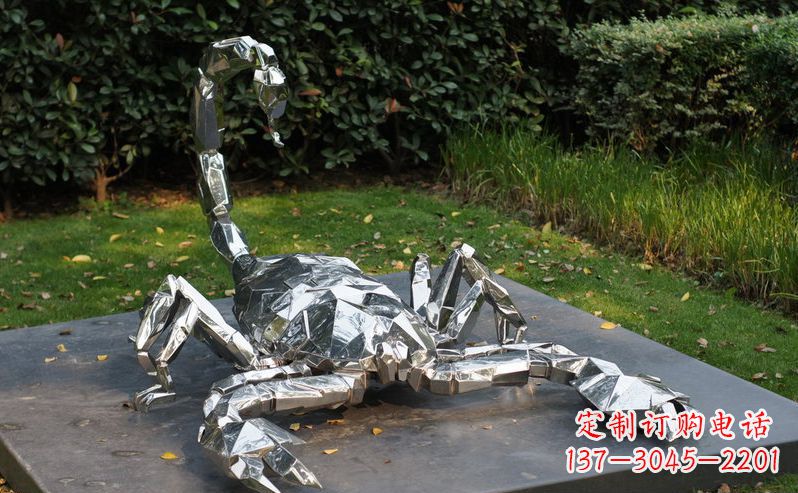泰州不锈钢蝎子雕塑