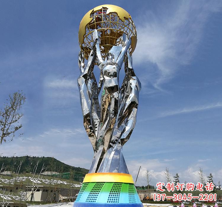 泰州不锈钢艺术地球仪雕塑