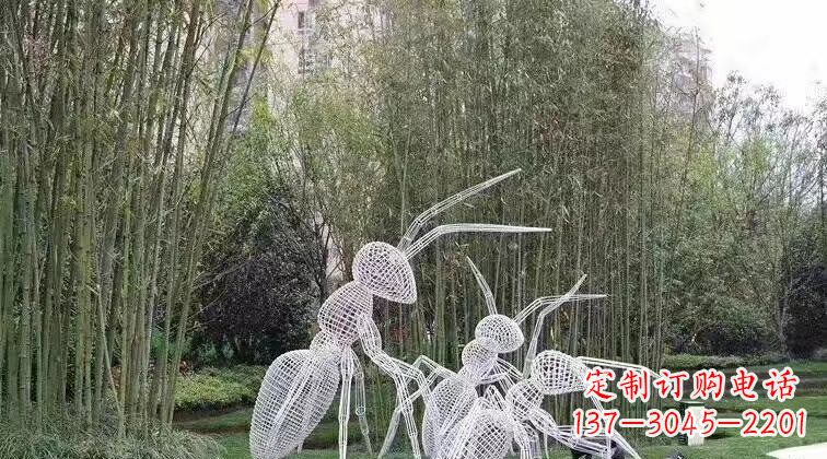泰州不锈钢艺术蚂蚁雕塑