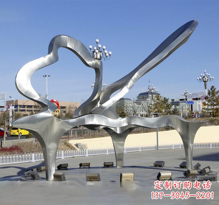 泰州不锈钢艺术钢琴雕塑展现精致之美