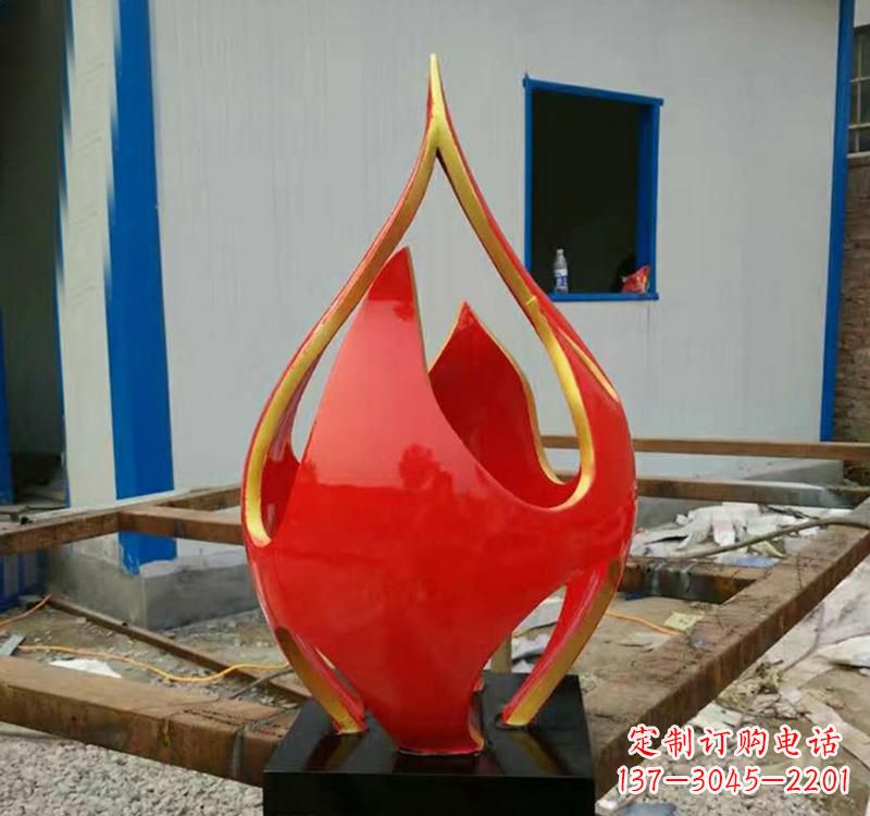 泰州不锈钢艺术景观火龙果雕塑