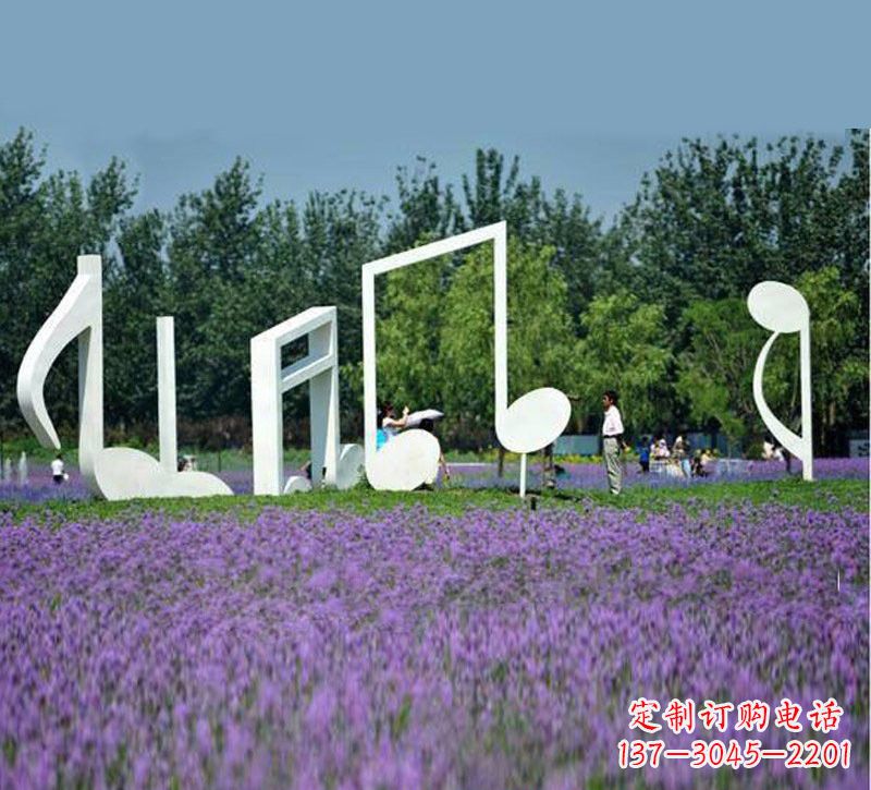 泰州不锈钢音符雕塑音乐与艺术的完美结合