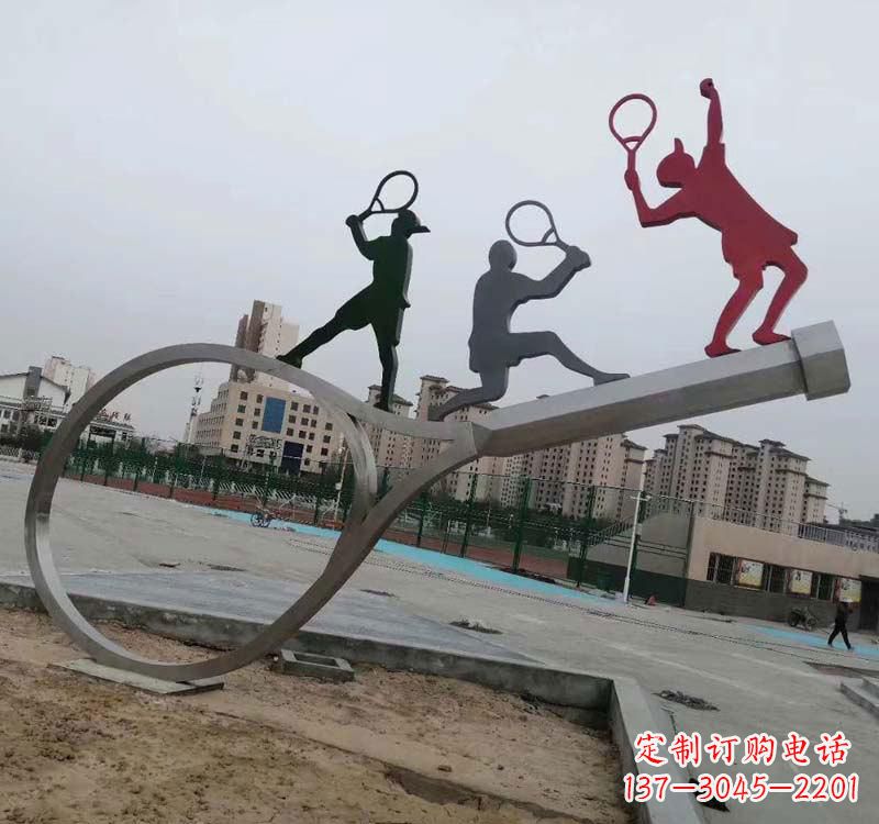 泰州不锈钢羽毛球雕塑精美的艺术装点