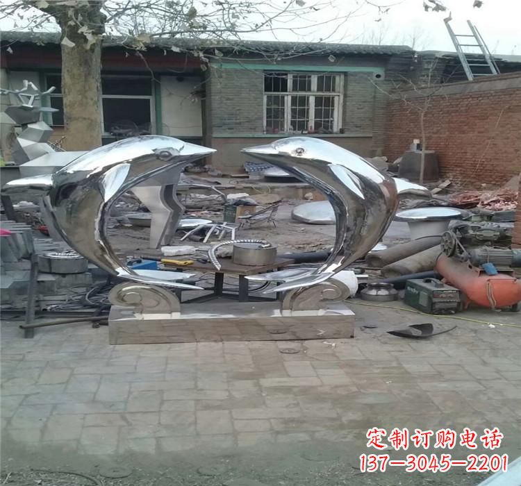 泰州不锈钢海豚雕塑——精美之选