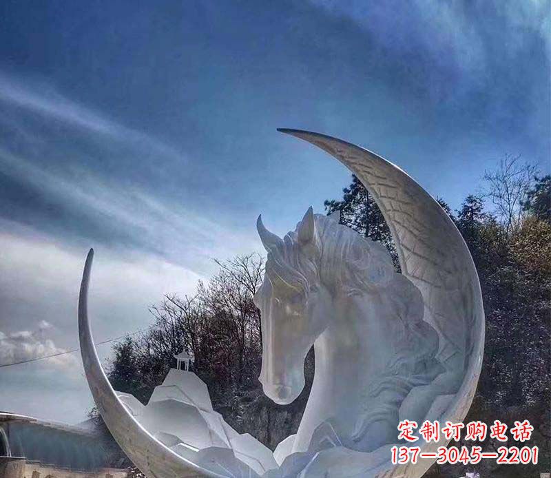 泰州不锈钢月亮雕塑一种独特的艺术品