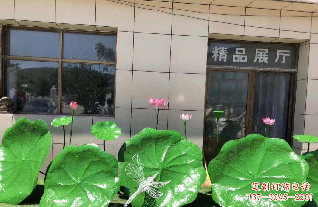 泰州不锈钢荷叶雕塑艺术性与美感的完美结合