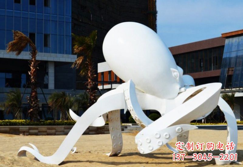 泰州精美的不锈钢章鱼雕塑
