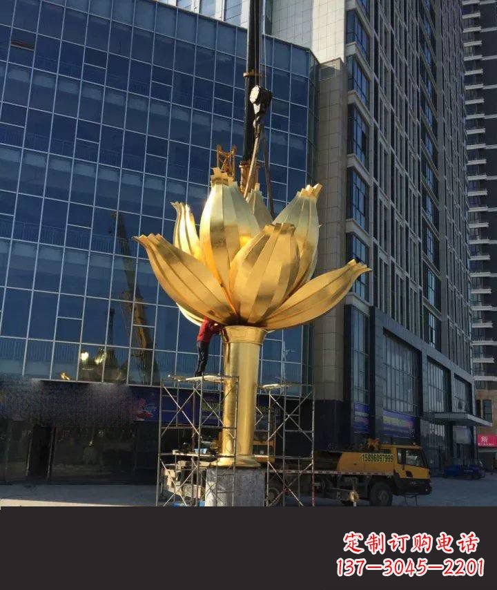泰州不锈钢紫荆花广场雕塑